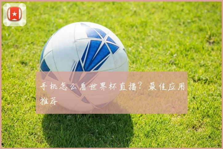 手机怎么看世界杯直播？最佳应用推荐